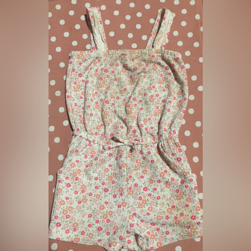 Floral Kids Romper
